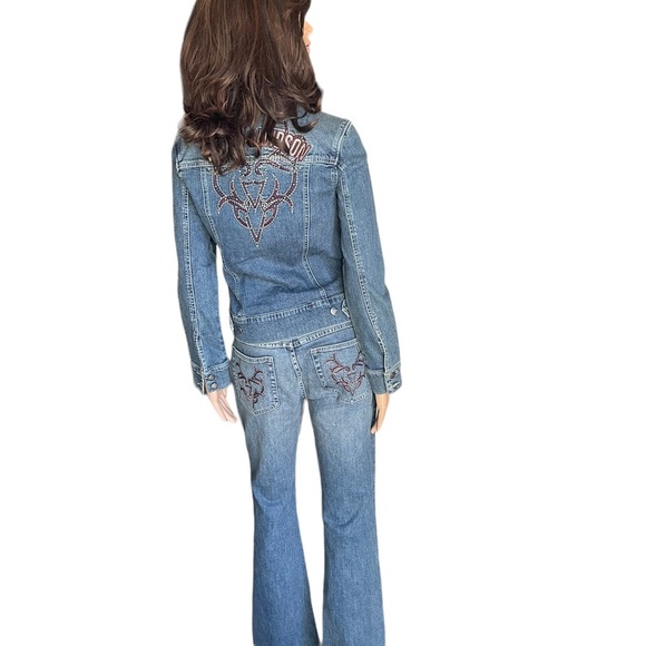 Harley Davidson jacket and pants size S/6 - Picture 3 of 16